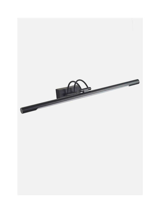 Inlight 1044-A Μοντέρνο Φωτιστικό Μπάνιου με Ενσωματωμένο LED και Θερμό Λευκό Φως Μαύρο 60εκ. - μικρογραφία 3